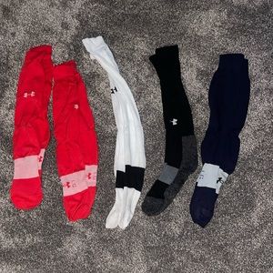 Under Armour size large soccer socks